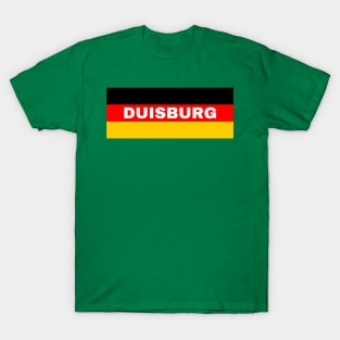 Duisburg City in German Flag T-Shirt